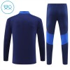 Juventus Børn Trænings Sweatshirt Dragt 2024-25 Navy Kvart-Zip
